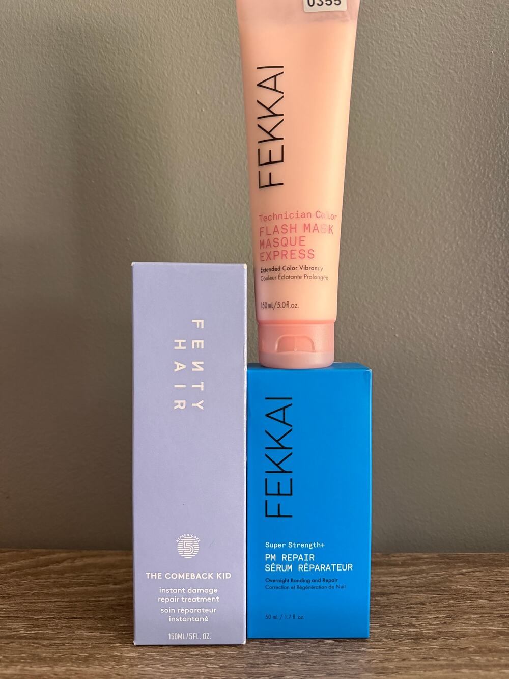Fenty Hair + Fekkai Damage Repair Haircare Trio